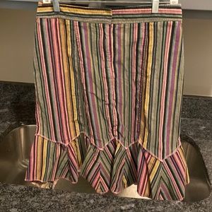 Bentley a. Striped corduroy skirt size 8